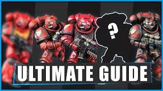 5 Different Guides on How to Paint BLOOD ANGELS Space Marines for Warhammer 40k #bloodangels
