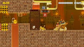Custom Super Mario 3D World Levels: evil bowser castle by, dinolover0