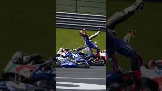 Kecelakaan Fatal Motogp 2024 Mandalika #motogp2024 #shortsyoutube #shortsvideo #shorts