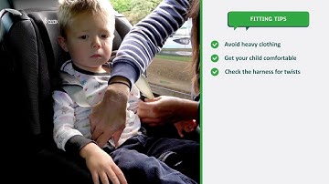 How do I fit forward facing car seats with a seat belt?
