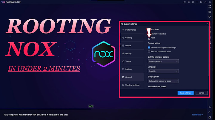 Hướng dẫn root nox