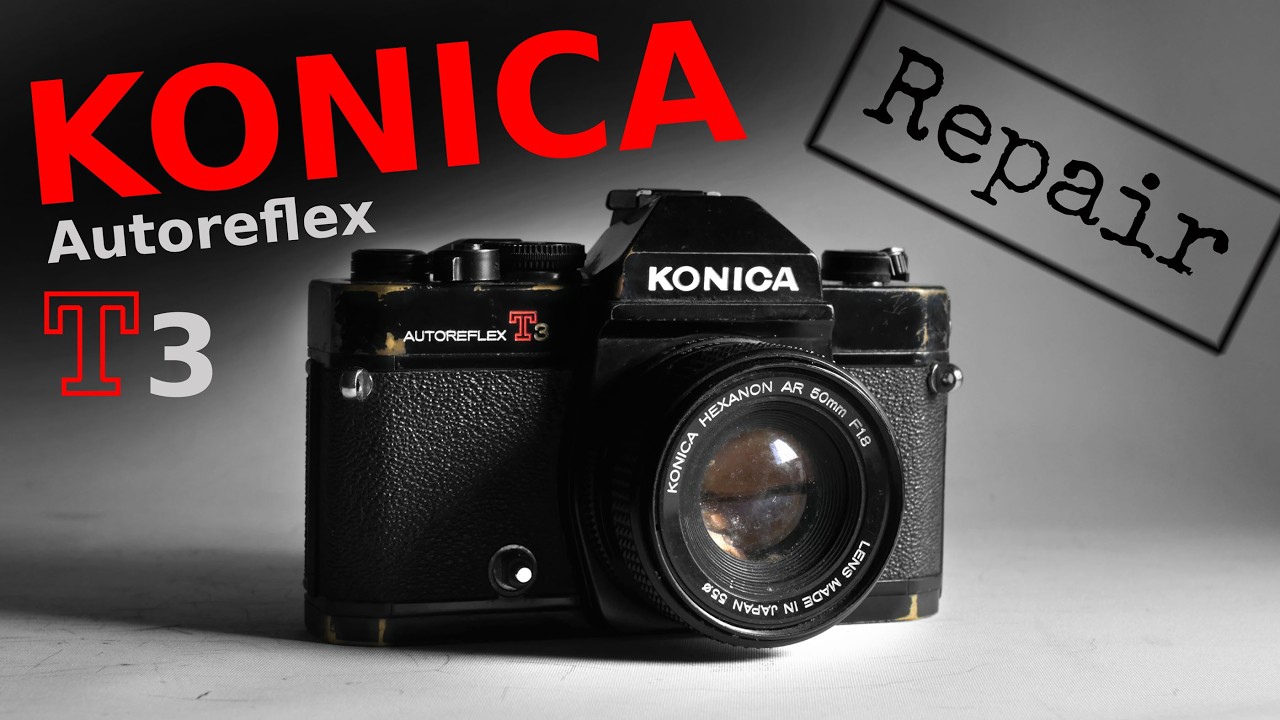 Konica Autoreflex T3 Repair - Part One - Disassembly - YouTube