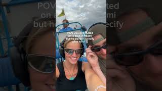 Do you guys think I should go out with him again be honest #airboat #miami #florida #dating