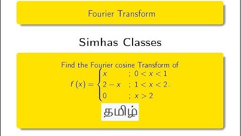 #MA3351 -  TPDE - Fourier Cosine Transform - Problem  4