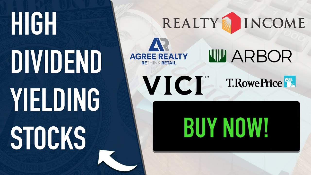 HIGH DIVIDEND YIELDING STOCKS TO BUY NOW - YouTube