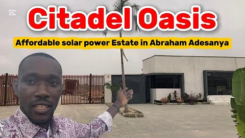 Inside Citadel oasis  || Fully Solar powered Estate || House Forsale Facing Charterhouse School