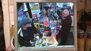 Worlds Most Polite Robber, Pays For Coffee, Pulls out Gun Then Politely Ask For Cash Caught on Video