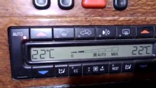 Все функции кнопок климат контроля Mercedes W210