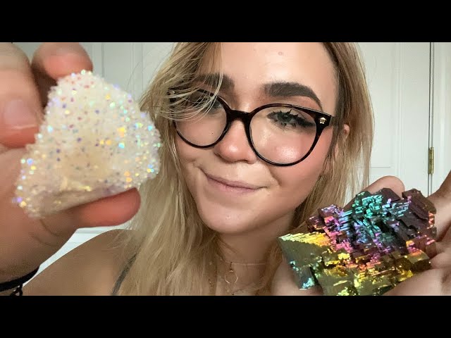 ASMR Doing Your Makeup w/ CRYSTALS 🧿✨🔮 *close up*