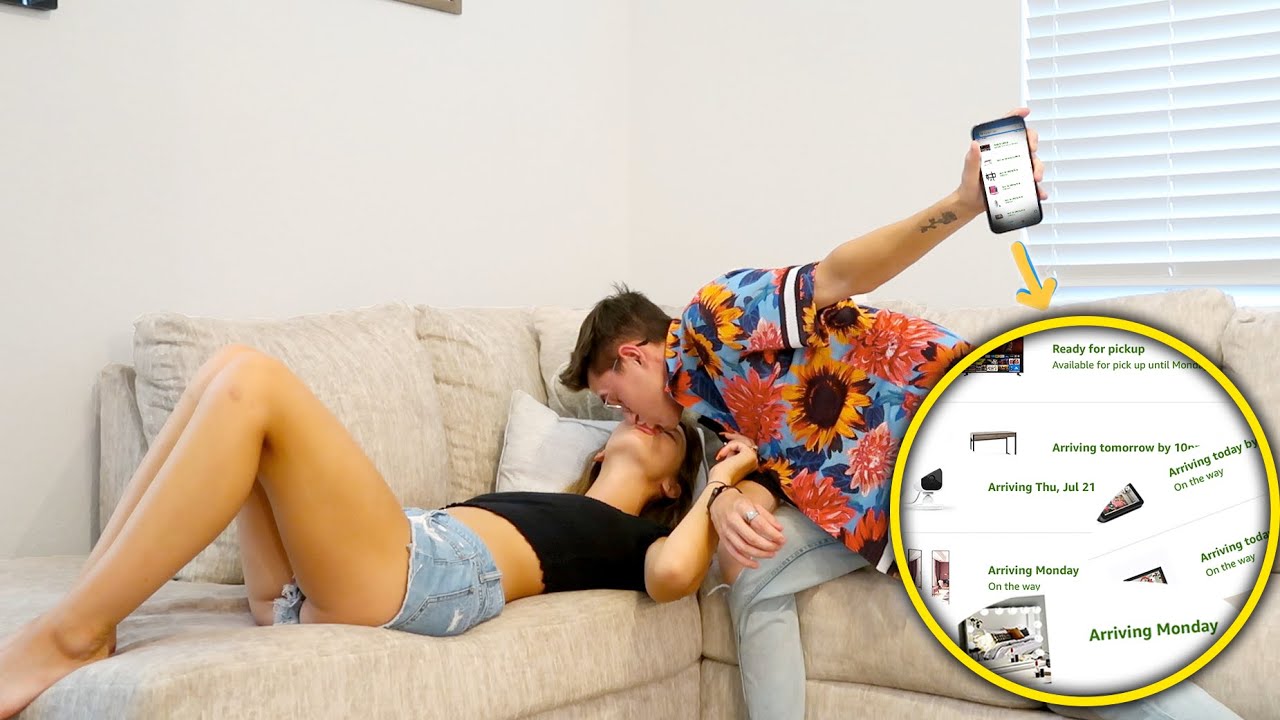 Buying an Item From My Wifes AMAZON WISHLIST Everytime She Kisses Me!! (PRIME DAY DREAM)