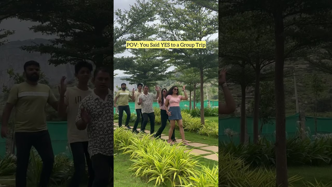 Group Trip = Double fun 🫰 