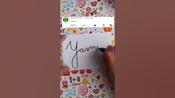 Amazing Subscriber Suggest to write their name: Calligraphy Art Writing #Shorts #ArtShorts #Ad