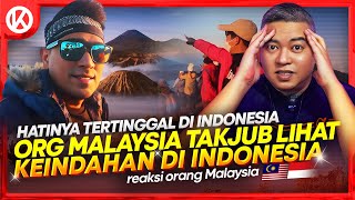 Seru‼ Org Malaysia Takjub Pertama Kali Ke Indonesia & Melihat Gunung Bromo  Reaction