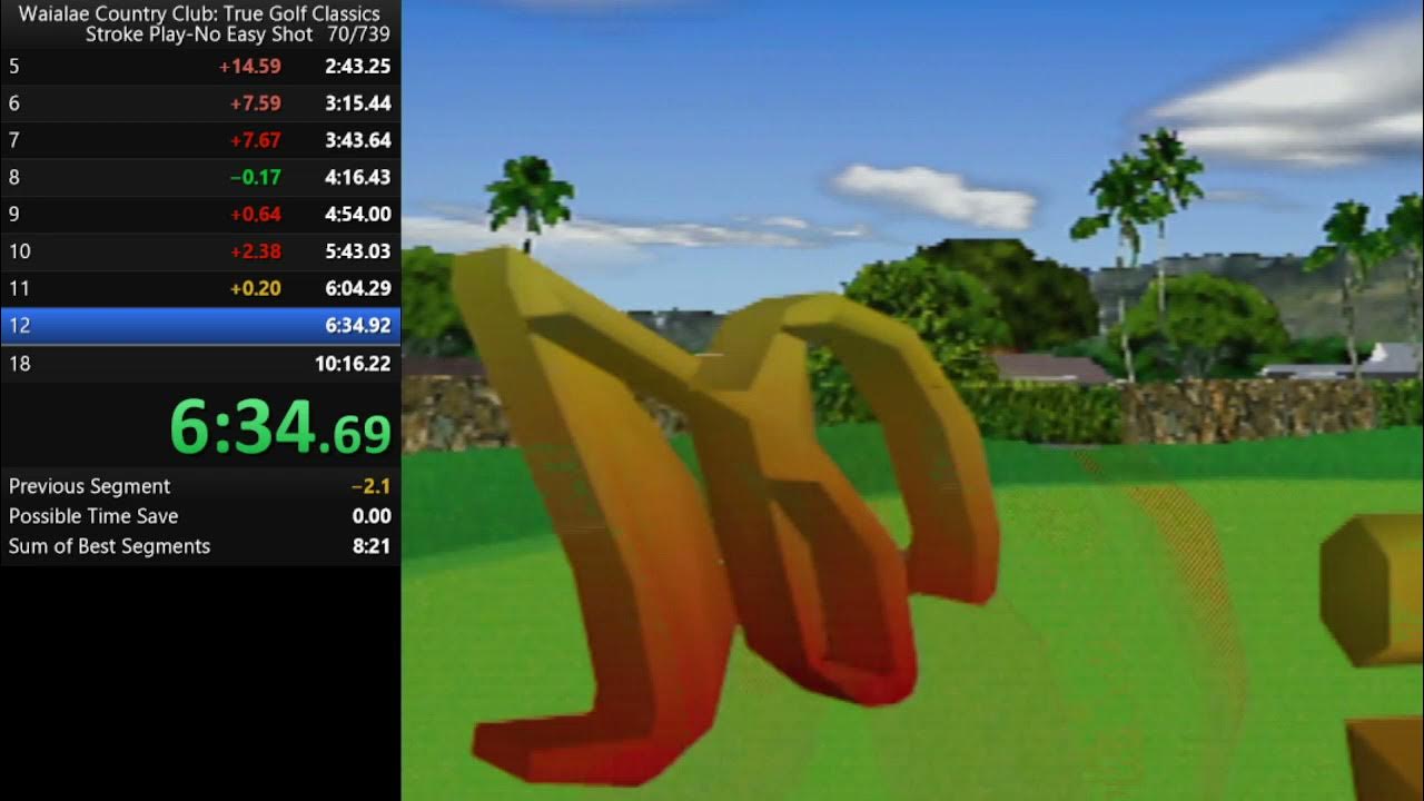Waialae Country Club Speedrun No Easy Shot Stroke Play 1015