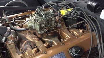 1967 OLDS 442 ENGINE RUNNING VIDEO