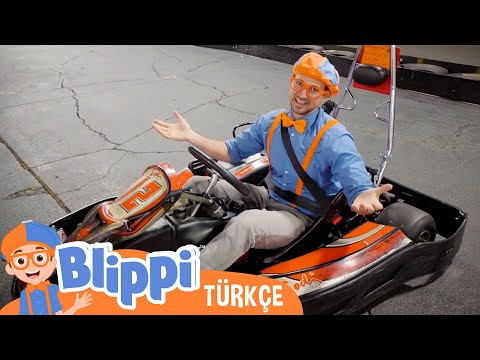 Süper Hızlı Go Kartlar | Blippi Türkçe - Çocuklar için eğitici videolar | Türkçe Dublajlı