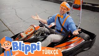 Süper Hızlı Go Kartlar | Blippi Türkçe - Çocuklar için eğitici videolar | Türkçe Dublajlı
