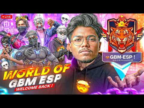 [FACECAM] GBM ESP vs YOUR TEAM 💥 4V4 + 1V1 MATCHES - ITSMIKEYYT #freefirelive