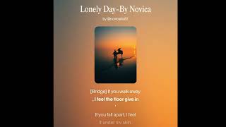 Lonely Day  Soul Ru0026b Version male Vocal  Emotional Ballad  By Novica