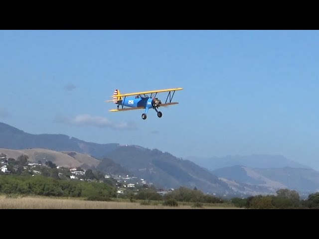 Vintage Vibes: Boeing Stearman Returns to Sandflats with UMS 5-100