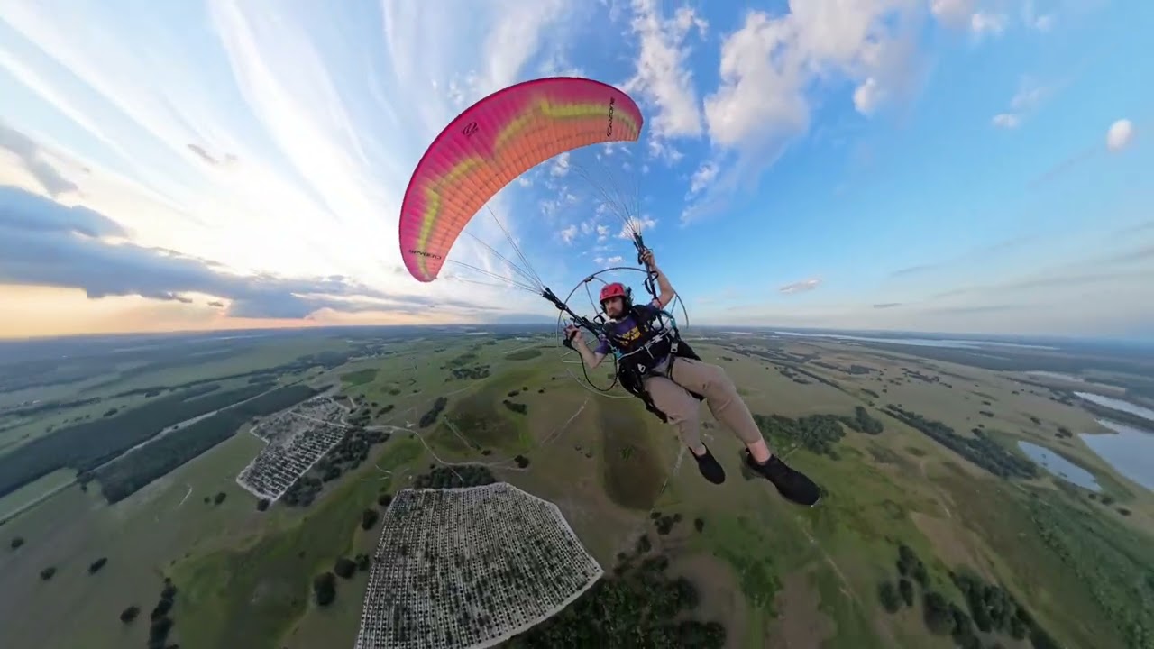 Paramotor Flight in Lake Wales Florida. May 24, 2024