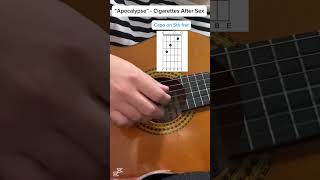 How To Play “Apocalypse” By Cigarettes After Sex On The Guitar