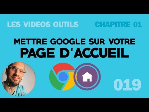 Comment mettre Google en page d'accueil