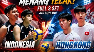 Highlight  penuh kejutan ~ INDONESIA vs HONGKONG Volleyball AVC  U 18 Championship 2026