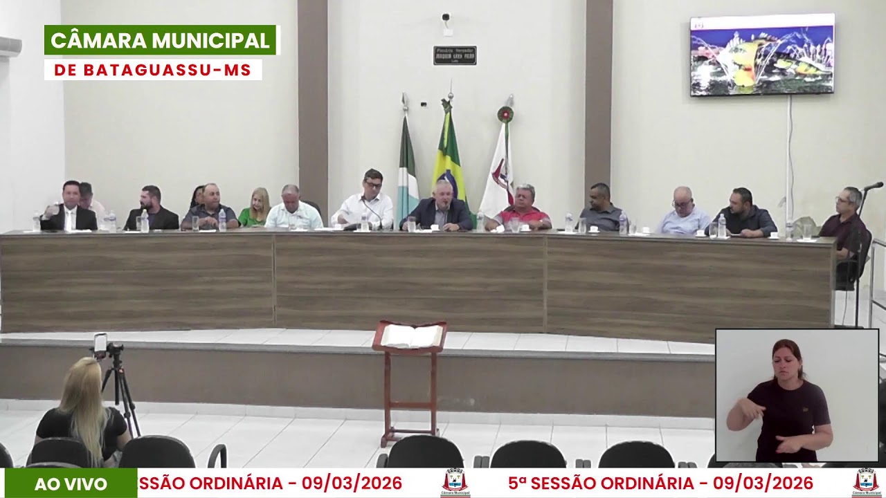 5ª SESSÃO ORDINÁRIA - 09/03/2026