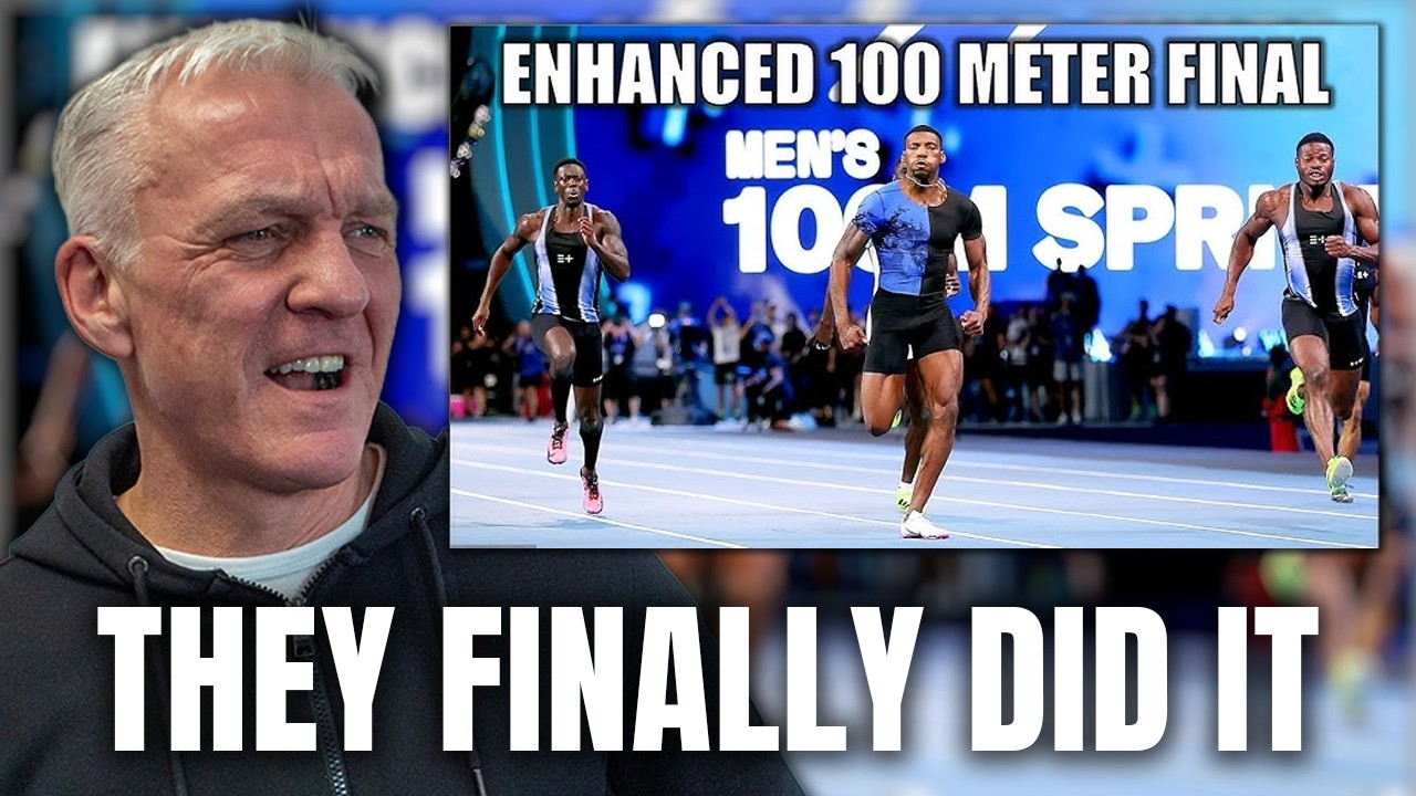 Was Absolutely Enhanced Games Men's 100 Meter Final Was Absolutely BIZARRE! REACTION ...