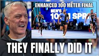 Enhanced Games Men's 100 Meter Final Was Absolutely BIZARRE! REACTION | OFFICE BLOKES REACT!!