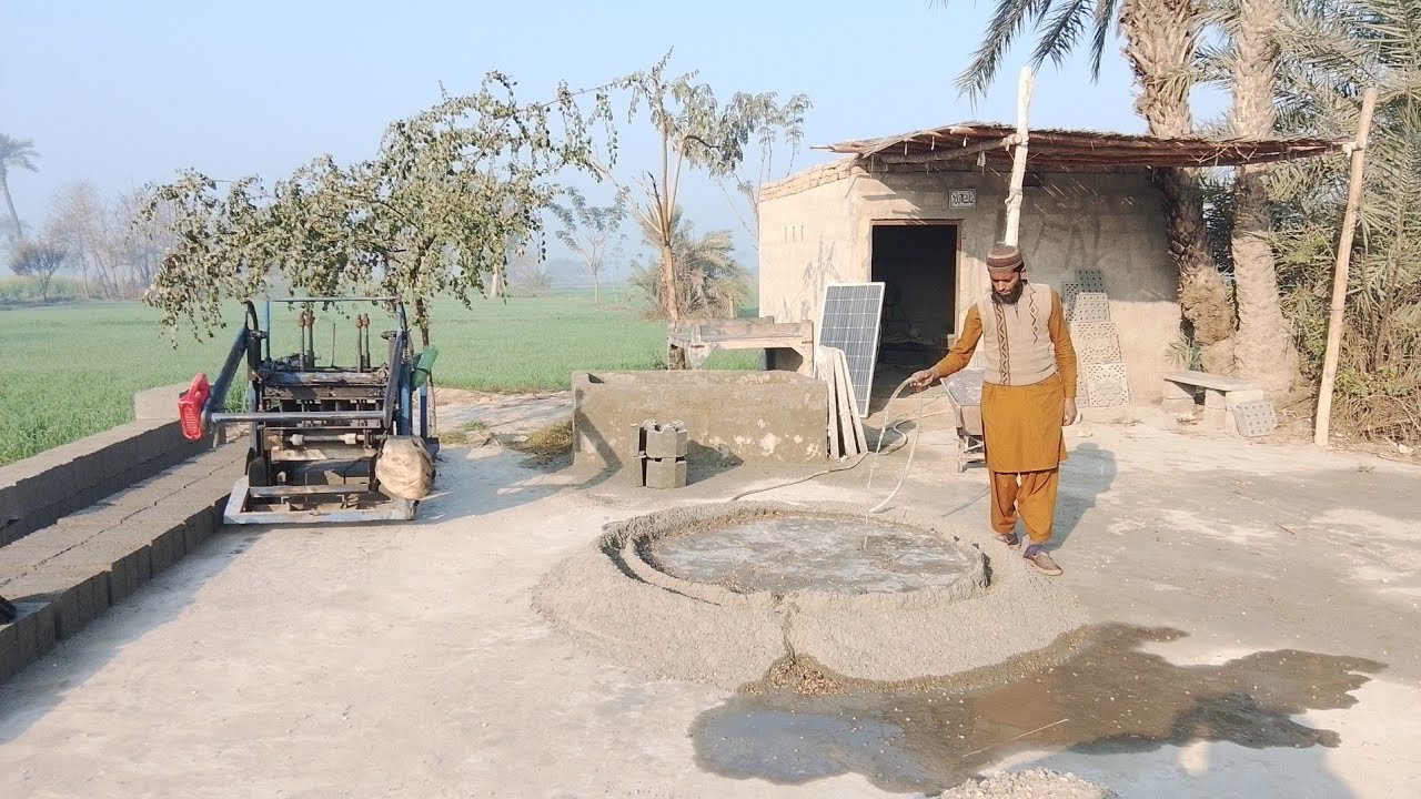 How to make cement bricks-Cement block and Watch the video till the end to see how they love it. 