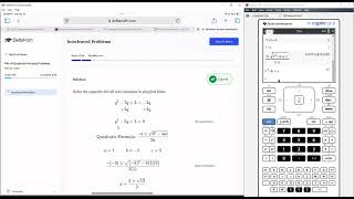 Famous Using Quadratic Formula on a Mix of Delta Math Quadratic Problems Wealth