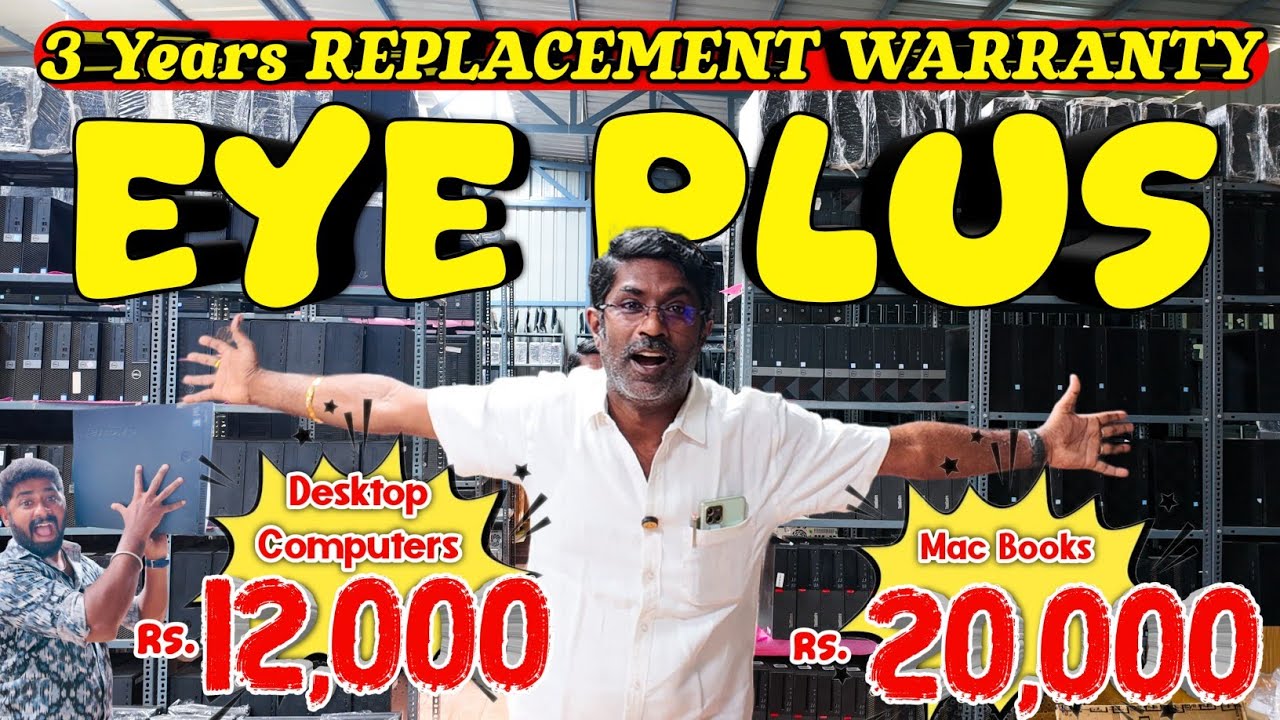 Eye Plus-ல வாங்கற எல்லாத்துக்கும் - 3 years Warranty|Mr Camera man-பாதிக்கும் பாதி விலையில் Laptops