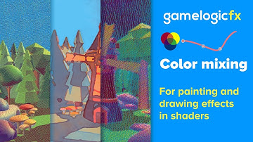 🎨 Color mixing for drawing and painting effects in shaders 👾