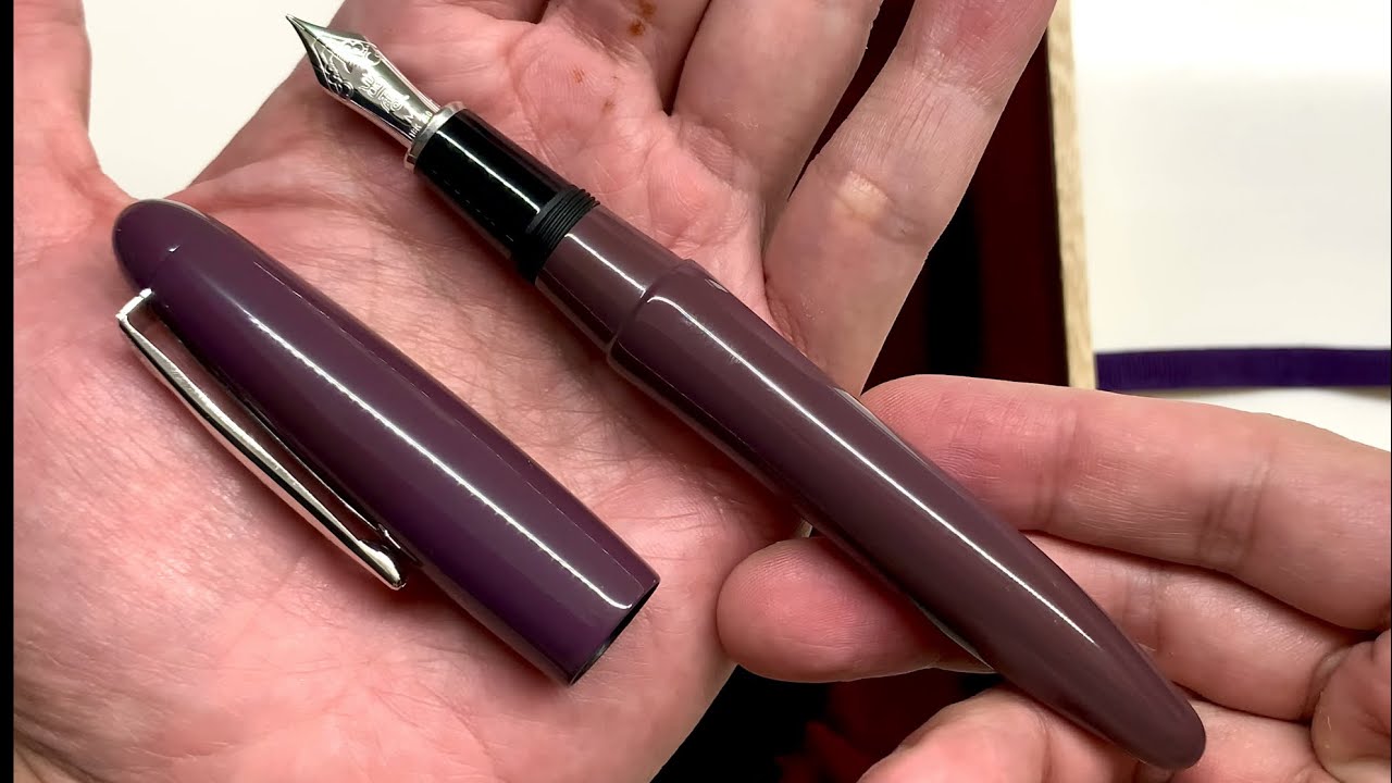 A Few Fair Pens - Platinum Izumo Budou Nezumi Urushi Fountain Pen