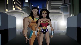 Wonder Woman And Long Shadow Vs. Giganta And Bizarro