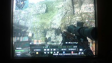 Insane Cross Map Shot On MW3