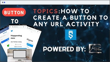 How to create button to any website/url | Sketchware | Anamz Tech Zone
