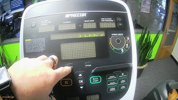Precor P80 Console Diagnostics