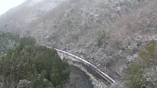 2023.12.17 3082レ EF64 1026 伯備線 阿哲峡