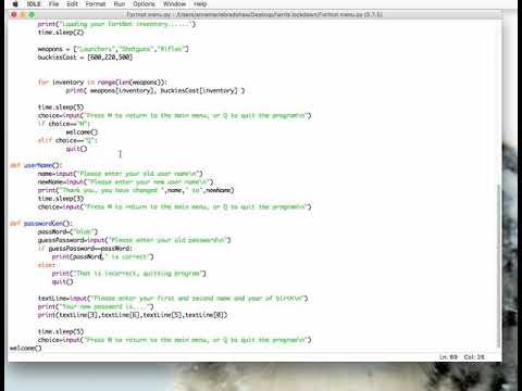 Python L10 selection, iteration, slicing, concatenation in a project ...