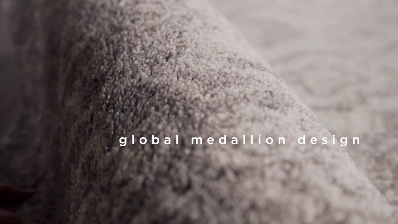 Dasha Medallion Blue/ Gray Rug design by Jaipur