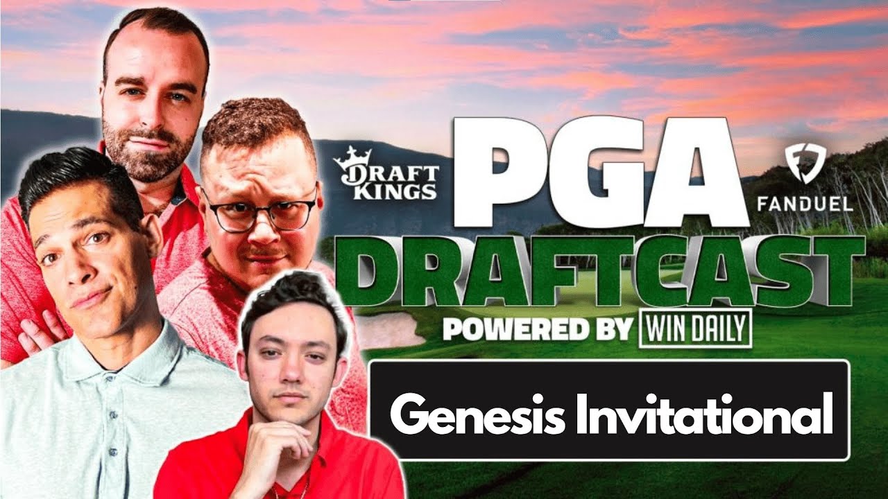 LIVE Genesis Invitational PGA Draft | PGA Draftcast | DraftKings Golf Tips & DFS Picks
