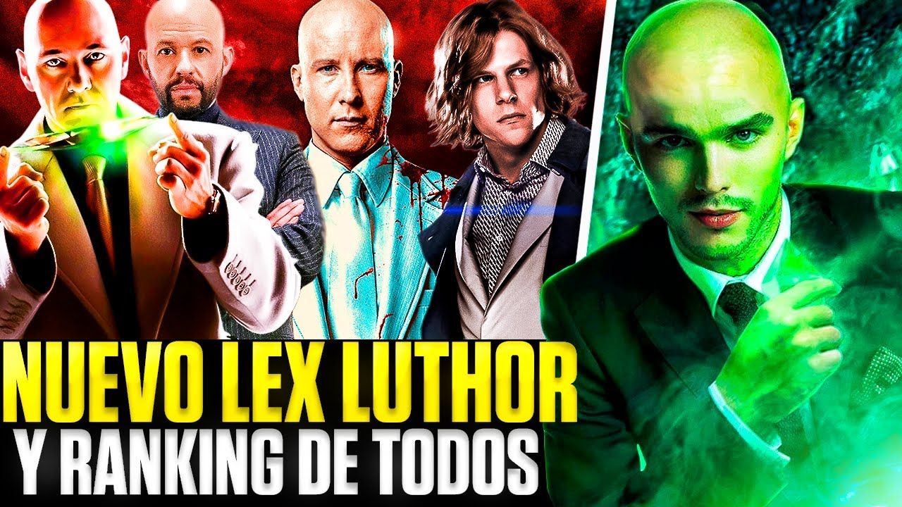 Comentamos el nuevo LEX LUTHOR de SUPERMAN LEGACY y rankeamos a todos los LEX del CINE y la TV