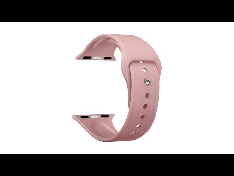 Ремешок силиконовый Deppa Band Silicone D-47124 для Apple Watch 40мм/ 38мм Розовый