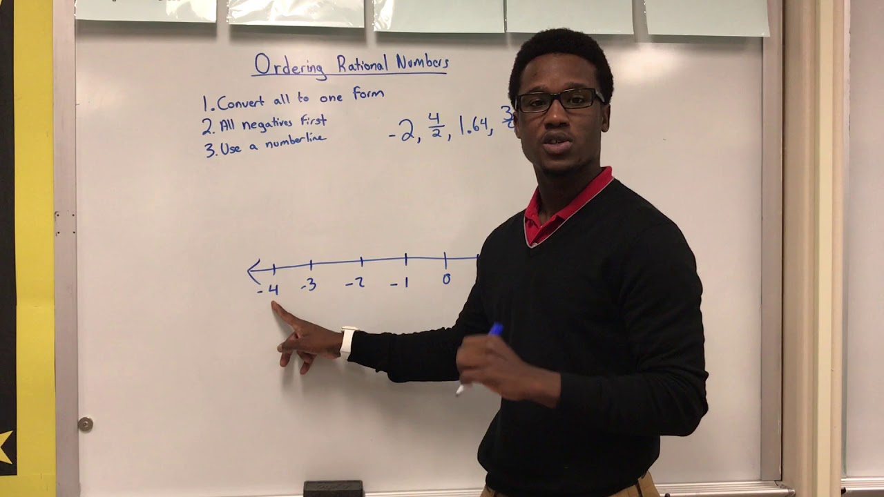 Ordering Rational Numbers On A Number Line YouTube ordering-rational-numbers-on-a-number-line-youtube