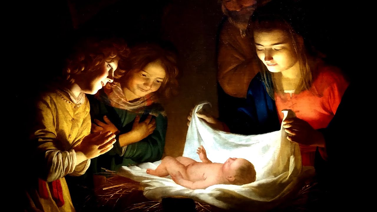 Gerard van Honthorst —Adoration of the Child— 3 Hours 4K Screensaver — Ultra HD - LED (
