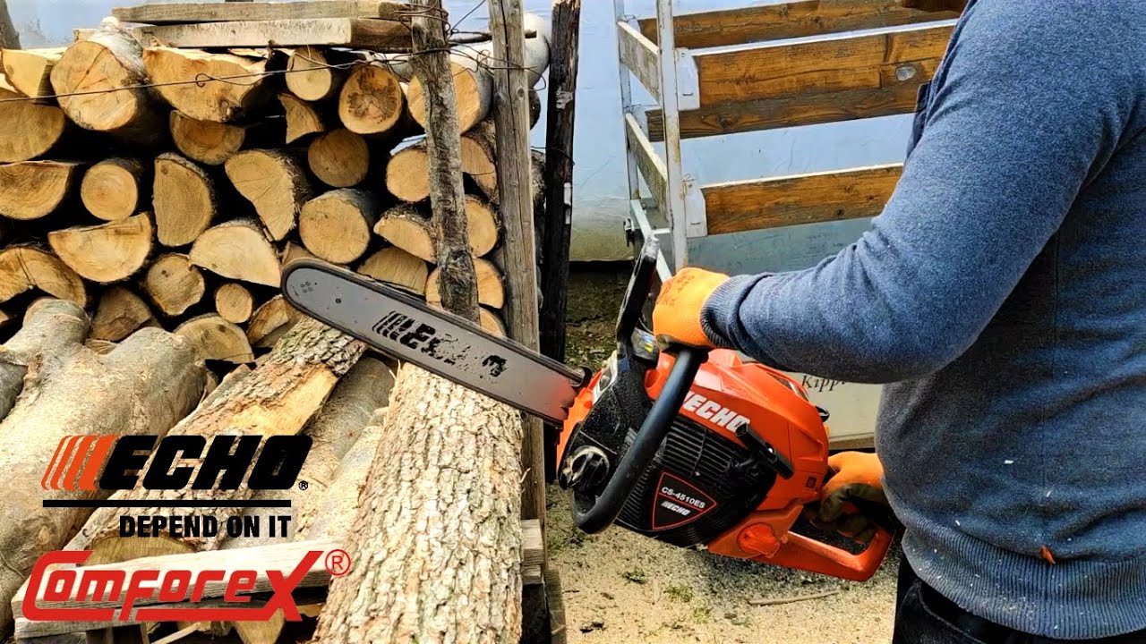 Este buna o drujba japoneza ❓❓❓ Echo CS 4510es & Despicator lemne Al-Ko