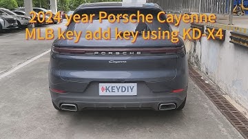KEYDIY KD-X4: Add Keys(KB-MLB key) for 2024 Porsche Cayenne